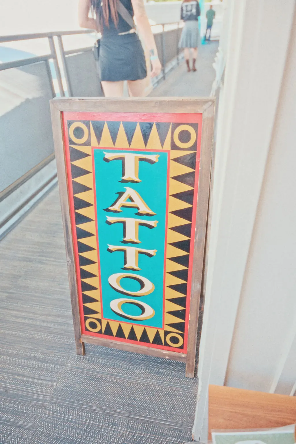 Tattooing at VOID Tattoo Fest.